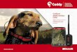  · benellicaddy.com Caddy Tracciare, addestrare, condividere. Collare elettronico GPS Sistema di tracciamento, addestramento cani e condivisione delle