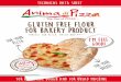 GLUTEN FREE FLOUR FOR BAKERY PRODUCT - … · Farina senza glutine per pizza Anima di Pizza MACINAZIONE LENDINARA Subject: Macinazione Lendinara propone la farina senza glutine Anima