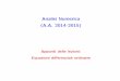 Analisi Numerica (A.A. 2014-2015) - Università di Roma · Analisi Numerica (A.A. 2014-2015) Appunti delle lezioni: Equazioni di erenziali ordinarie