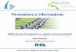 Efficienza energetica e green procurement - ENEA — it · Gruppi target: istituzioni pubbliche e private ... • Semplificare il processo che porta agli acquisti verdi mediante: