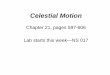 Celestial Motion - WOU Homepagebrownk/ES104/ES104.2006.1003.CelestialMotionMoon.f.pdf · Celestial Motion Chapter 21, pages 597-606 Lab starts this week—NS 017