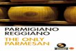 PARMIGIANO REGGIANO THE ONLY PARMESAN · PARMIGIANO REGGIANO Parmigiano Reggiano is a cheese with a long history and famous today throughout the world. Parmigiano Reggiano is a true