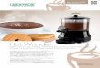 Hot Wonder - SPM Drink Systems: Re-inventing the world of ... · che per il caffè, latte caldo, ... 3 2 1 Caratteristiche Features Hot Wonder è un ... Azienda con sistema di gestione