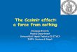 The Casimir effect: a force from nothing - 2009paft08.sa.infn.it/contributi/Bimonte.pdf · The Casimir effect: a force from nothing. Overview ¾What is the Casimir effect? ¾Old and