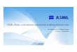 ASML-Zeiss, a successful partnership enabling Mooreâ€™s law .ASML /40 ASML /300 ASML /1100 ASML 19x0i