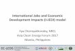 International Jobs and Economic Development Impacts (I ... · EC-LEDS: Enhancing Capacity for Low Emission Development Strategies Enhancing Capacity for Low Emission Development Strategies