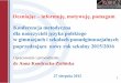 Prezentacja programu PowerPoint - zcdn.edu.plzcdn.edu.pl/wp-content/uploads/2015/11/gimnazja-i-skzoły... · Refleksje pomaturalne Matura pisemna (PP): • Zamiast Herberta, Szymborskiej,