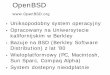 OpenBSD - aegis.et.put.poznan.plaegis.et.put.poznan.pl/old_site/pub/auto/96openBSD.pdf · /swap • Partycja wymiany ... przyklad dalszej cz esci: protokól – TCP, UDP from any