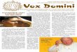 Vox Dominivoxdomini.pl/wp-content/uploads/2017/12/nr1-2011.pdf · Vox Domini 2 ŚMIERĆ JAKO SPOTKANIE Z OJCEM 2 czerwca 1999 Po refleksji nad wspólnym przezna-czeniem ludzkości,