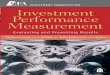 (continued from front flap) Lawton Jankowski PRAISE FOR ... · Jankowski Investment Performance Measurement Investment Performance Measurement Evaluating and Presenting Results 