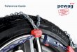 pewag snox 2012.23 ENG · pewag snow chains – chains for each ... pewag snox combines all the positive characteristics of a full-size ... Tire Rim SNOX PRO SNOX SUV SERVO SERVO