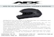 AFX FX-36 INTERNATIONAL OWNER’S MANUAL · AFX FX-36 INTERNATIONAL OWNER’S MANUAL. IMPORTANT PLEASE READ THIS ENTIRE MANUAL BEFORE YOU USE YOUR AFX HELMET Thank you for purchasing