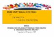 INTERNATIONALIZATION - .donatur/pemberi beasiswa dan pemerintah asing dengan unit- ... mahasiswa