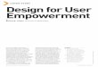 COVER STORY Design for User Empowerment - nixdell.com · “Bapin” Bhattacharyya, a deaf-blind technologist and entrepreneur, who founded the Bapin Group, which trains deaf-blind