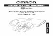 280239 HEM-7011-E S - Omron Healthcare · Thank you for purchasing the Omron® HEM-711AC IntelliSense® Automatic Blood Pressure Monitor with Arm Cuff. INTRODUCTION 3 Fill in for