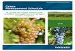 Grape Management Schedule 400EC 3 - 2 Yellow Jackets or Multicoloured Asian Ladybird Beetles Cyprodinil Vangard 9 48 7 Botrytis bunch rot Cyprodinil + fludioxanil Switch 9, 12 12 7