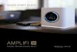 Quick Start Guide - AmpliFi HD Home Wi-Fi Router · 1 Introduction Thank you for purchasing the AmpliFi™ Router. This Quick Start Guide is designed to guide you through installation