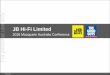 For personal use only - jbhifi.com.au Macquarie Australia... · •Managed transition from JVP to Store Managers •Support Office restructure completed •Revised commission structure