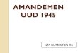 AMANDEMEN UUD 1945 - magisterhukum.fh.unsri.ac.idmagisterhukum.fh.unsri.ac.id/userfiles/file/amandemen UUD 1945.pdf · Negara Kesatuan jika wewenang secara terperinci terdapat pada