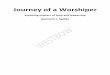 Journey of a Worshiper - Parkgate Church · Praise for Journey of a Worshiper Journey of a Worshiper is written from the perspective of a worship leader who clearly has been on a