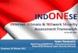 INternet DOmain & NEtwork SEcurity Assessment Framework · Surabaya, 29 Oktober 2017 INDONESE INternet DOmain & NEtwork SEcurity Assessment Framework ... Undang-Undang –Informasi
