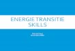 ENERGIE TRANSITIE SKILLS - duurzaammbo.nl transitie skills.pdf · Koeltechniek - Isolatie –Dak, Gevel, Vloer Transport-opslag-distributie E-monitoring GBS Domotica Informatie systemen