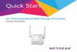AC750 Dual Band WiFi Range Extender Model … Dual Band WiFi Range Extender Model EX6000 Quick Start Guide NETGEAR 