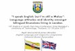 th English in South-East Asia Conference, King Mongkut‟s ...sola.kmutt.ac.th/dral2017/sites/default/files/Language Attitudes... · Singapore and Indonesia. ... Kongres Bahasa Indonesia