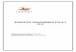 INVENTORY MANAGEMENT POLICY 2015 - Lesedi Municipality Inventory Management Policy.pdf · INVENTORY MANAGEMENT POLICY 2015 APPROVAL DATE BY COUNCIL: 27 May 2015 ... 5.5.5 Inventory
