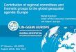 Contribution of regional committees and thematic groups to ...ggim.un.org/ggim_20171012/docs/meetings/GGIM5/GGIM Europe... · with Kadaster Netherlands . UN-GGIM: Europe ... 10 –
