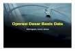 Operasi Dasar Basis Data - dinus.ac.iddinus.ac.id/repository/docs/ajar/file_2013-03-18_084814_edi...terhadap beberapa data. – DBMS dapat mengambil secara langsung data dengan bahasa