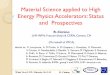 Material Science applied to High Energy Physics ... · What Next LNF: Materia. 26-2-15 R. Cimino Material Science applied to High Energy Physics Accelerators: Status and Prospectives