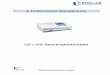 UV / VIS Spectrophotometer · 6 E-Mail: info@emc-lab.de |  UV / VIS Spectrophotometer EMC-16 series EMC-16 series are simple-to-use instruments with advanced performance, its 