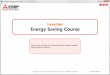 Inverter Energy Saving Course - mitsubishielectric.com · Inverter Energy Saving ENG Pur ose of the course Introduction Through the lessons in this course you will learn: Why an inverter