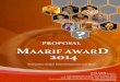 PROPOSAL - batukarinfo.com MA 2014_Umum.pdfMAARIF Award 2014 3 PROPOSAL kepada Romo V. Kirdjito (tokoh agama perekat kemajemukan lintas agama & budaya di lereng gunung Merapi) dan