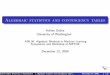 Algebraic statistics and contingency tables - UCLrisi/AML08/NIPS-AdrianDobra.pdf · Algebraic statistics and contingency tables Adrian Dobra University of Washington AML08: Algebraic