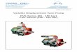 Variable Displacement Vane Pump PVS Series (80 - 150 bar ...ertansoydan.com/.../hansa/paletli-pompa/Hansa-variable-flow-pumps.pdf · Variable Displacement Vane Pump Verstellbare Flügelzellenpumpe