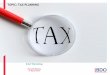 TOPIC: TAX PLANNING - Welcome to ICAZ · TAX PLANNING Page 2 AGENDA 1. Tax Avoidance/Tax Evasion-Tax Avoidance legislation 2. Tax Planning - PAYE 3. CGT Planning 4. Estate Duty Planning