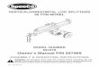 VERTICAL/HORIZONTAL LOG SPLITTERS 35 TON MODEL Ton_597479_Pt No_597469_AB.pdf · Page 4 SPECIFICATIONS * Tonnage and cycle times vary dependent upon mechanical and environmental conditions
