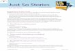 Just So Stories - 1000s of primary teaching resources ... · Just So Stories TEACHER NOTES By Rudyard Kipling ... Kipling’s wonderful use of rhyme within the prose gives his writing