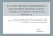 Les interventions psychosociales pour troubles mentaux ...‰RRIS/BEAUCHAMP_Joanny_PPT.pdf · (CANMAT) and International Society for Bipolar Disorders (ISBD) ... • Royal Autralian