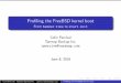 Proﬁling the FreeBSD kernel boot - bsdcan.org · SYSINITs are a mechanism used by FreeBSD to specify that code should be run during the kernel startup process. SYSINIT(name, order1,
