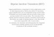 Bipolar Junction Transistors (BJT)rhabash/ELG3336LNBJTTransistor.pdf · 1 Bipolar Junction Transistors (BJT) Signal amplification is important in many applications, such as telecommunications