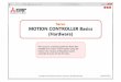 Servo Motion Controller Basics(Hardware) ENG.ppt [互換 ... · r those who are going to establish the motion control system using the motion CPU module for the ... Linear interpolation