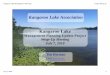 Kangaroo Wrap-Up 7-7-18 print fileKangaroo Lake Management Planning Project Wrap‐up July 7 ... Kangaroo Lake Management Planning Project Wrap‐up July 7, 2018 2 ... decline in recent