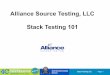 Stack Testing 101 Page - Alliance Source Testing · Stack Testing 101 Page 2 Jordan Laster Senior Project Manager jordan.laster@stacktest.com (610) 500-3615 Chris LeMay ... • Receive