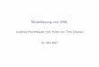 Modellierung mit UML - Universität Tübingenps.informatik.uni-tuebingen.de/teaching/ss17/se/04-Uml.pdf · Was ist UML? UML ist eine standardisierte, graphische Modellierungssprache,