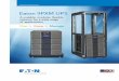 Eaton 9PXM UPS · data center applications. ... extended backup runtime in a single unit cabinet. ... These five digits allow selection of the type and quantity for