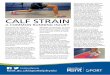 CALF STRAIN - Home - University of Kent · lot of people who have a calf strain. ... calf sprain, there are many recommendations, ... and turning your foot inwards