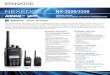 NEXEDGE VHF/UHF MULTI-PROTOCOL DIGITAL AND ANALOG PORTABLE ... · NX-3220/3320 NEXEDGE VHF/UHF MULTI-PROTOCOL DIGITAL AND ANALOG PORTABLE RADIOS This versatile handheld radio supports
